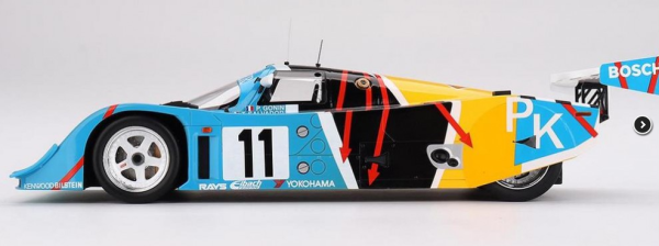 TS0472 - PORSCHE 962 CK6 #11 245H Le Mans 1990 P. GONIN-P. ALLIOT-B. DE DRYVER - 1