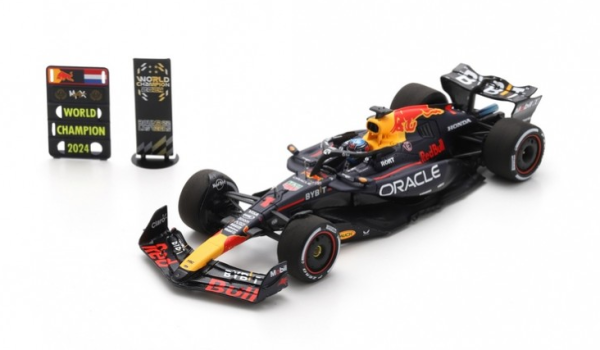 SPAS9547 - RED BULL racing RB20 #1 F1 World Champion 2024 M. VERSTAPPEN and Pit board - 1
