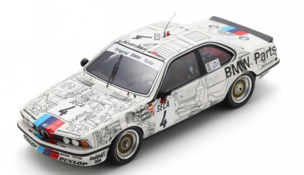 SPASB654 - BMW 635 Csi #4 2nd 24H Spa 1983 M.WINKELHOCK / D.QUESTER / C.ROSSI - 1