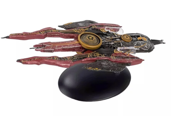 MAGSTDUK008 - STAR TREK Discovery ships Klingon spaceship Ough class with booklet #8 - 1
