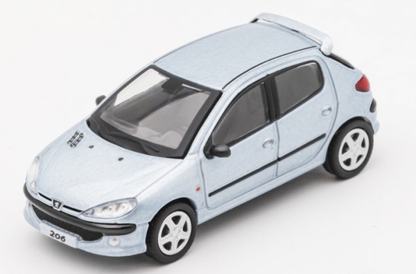 SHALL-029-126 - PEUGEOT 206 Blue ice - 1