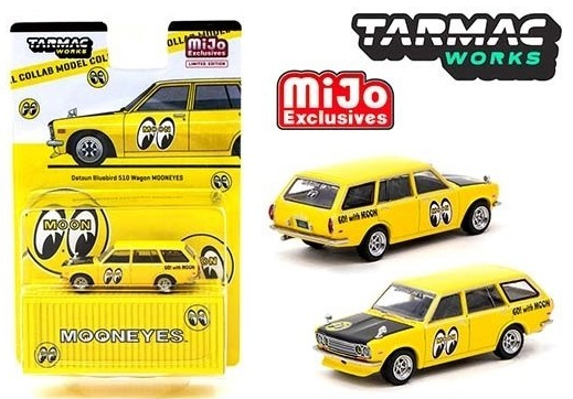 T64G-026-ME2 - DATSUN Bluebird 510 estate car Mooneyes yellow and black - 1