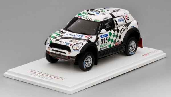 TSM430237 - MINI All4 Racing #315 AXION X-raid Team HIRVONEN PERIN 4th Dakar Rally 2016 - 1