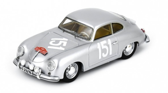 SPAS6135 - PORSCHE 356 1300 #151 1955 Monte Carlo Rally CA.JOHANSSON-G.JENSEN - 1