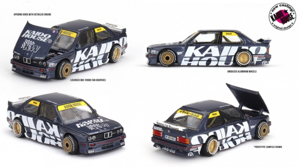 MGTKHMG154 - BMW M3 Kaido Works V1 1989 Dark Blue - 1