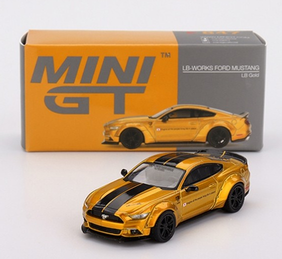 MGT00847-L - FORD Mustang LB-WORKS LB 2017 LHD Gold - 1