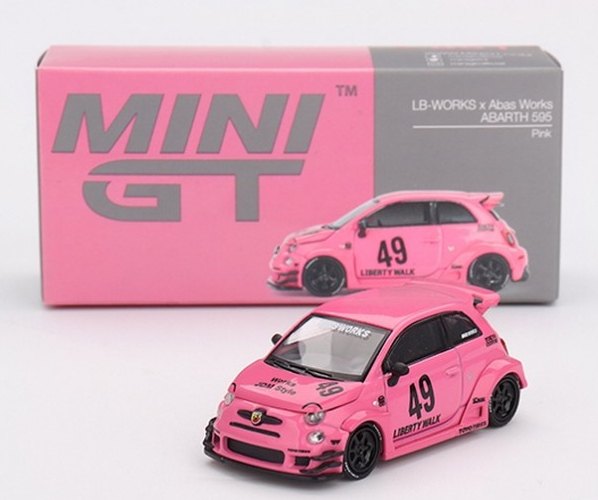 MGT00851-L - FIAT Abarth LB-Works x Abbas Works 2024 LHD Pink - 1
