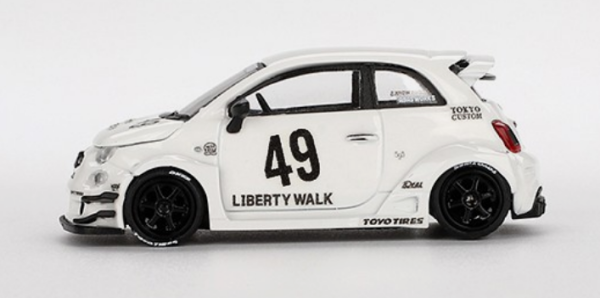 MGT00809-L - FIAT 595 Abarth LB-WORKS X ABS WORKS Gara 2024 LHD White - 1