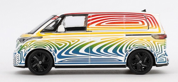MGT00899-L - VOLKSWAGEN ID Buzz Prototype Rainbow 2022 White - 1
