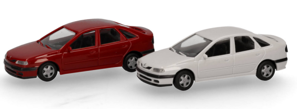 HER014113 - RENAULT Laguna red and white - 2 pieces to assemble - 1