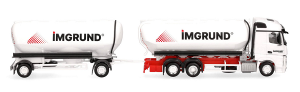 HER319157 - MERCEDES BENZ Actros S 6x2 tanker and tanker trailer 1+1 axles IMGRUND - 1