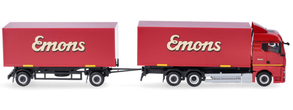 HER319294 - MAN TGX GM 6x2 with body and 1+1-axle trailer EMONS - 1