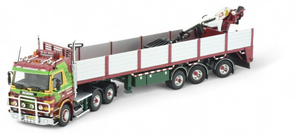 TEK86655 - SCANIA 143 6x4 with 3-axle trailer FROM HEUS - 1