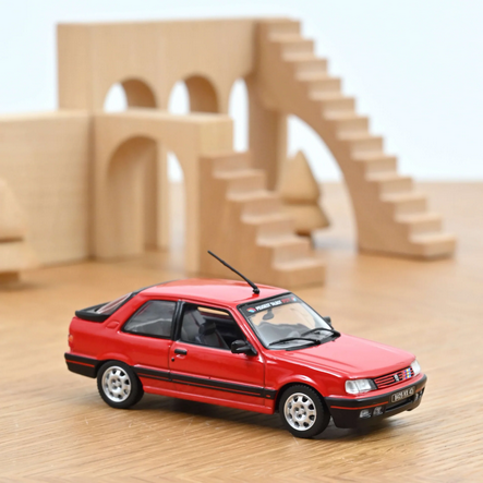 NOREV473911 - PEUGEOT 309 GTi 1987 Rouge Vallelunga with deco PTS - 1