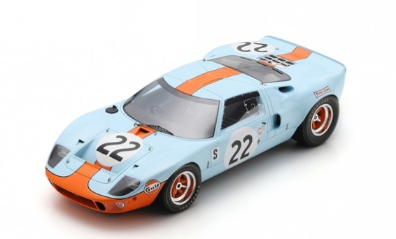 SPA18SE69 - FORD GT40 #22 Winner 12H Sebring 1969 J.ICKX-J.OLIVER - 1