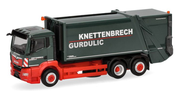 HER319379 - MAN TGS NN 6x4 refuse collection truck KNETTENBRECH GURDULIC - 1