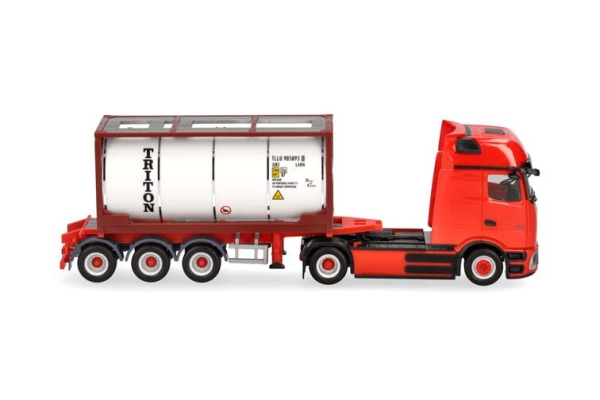 HER960137 - MERCEDES BENZ eActros ProCabin F 4x2 with 3-axle trailer TRITON - 1