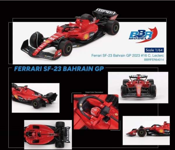 BBRFER64014 - FERRARI Scuderia SF23 #16 Scuderia Ferrari Bahrain Grand Prix 2023 C. LECLERC - 1