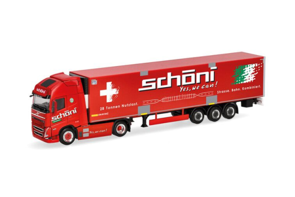 HER319706 - VOLVO FH GL XL electric 4x2 with 3-axle fridge trailer SCHONI - 1