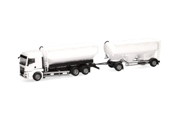 HER014137 - MAN TGS TM 6x2 with silo and silo trailer 1+1 axles - 1 piece to assemble - 1