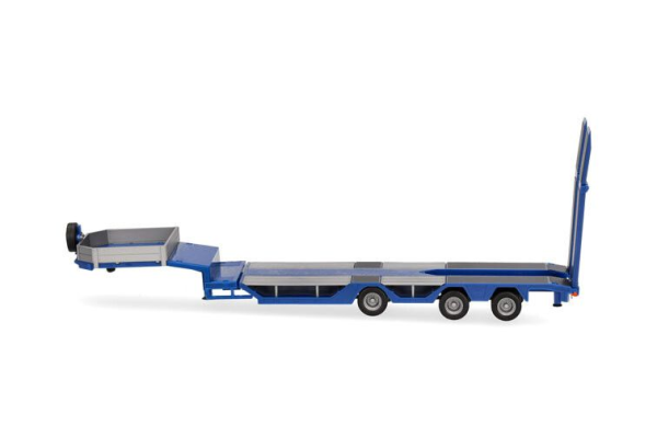 HER076968-003 - 3-axle vehicle transporter GOLDHOFER blue - 1