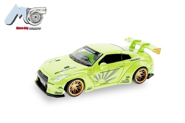 HER87MC000036 - NISSAN GTR 35 green - 1