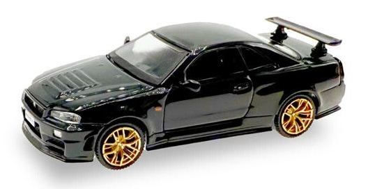 HER87MC000046 - NISSAN GTR 34 black - 1