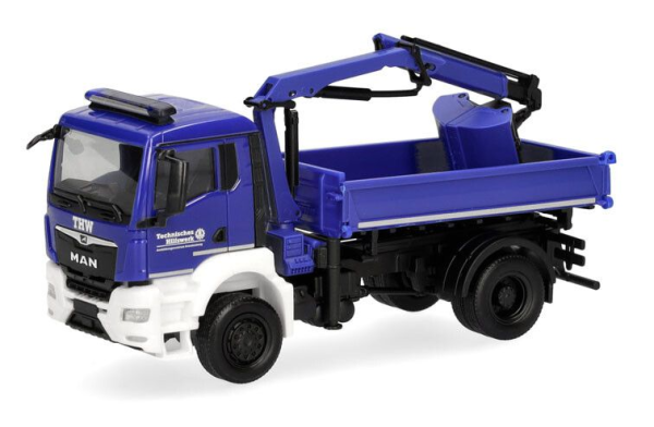 HER319522 - MAN TGS tipper and crane THW Brandenburg - 1