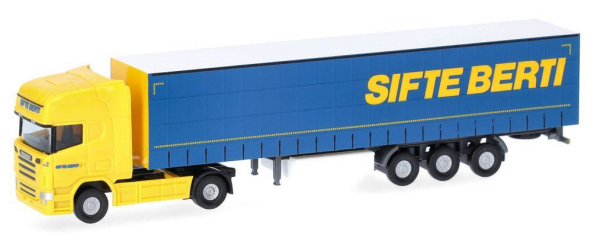 HER961721 - SCANIA R 2004 Topline 4x2 with 3-axle trailer SIFTE BERTI - 1