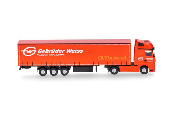 HER066891 - MERCEDES BENZ Actros Gigaspace 4x2 with 3-axle trailer GEBRUDER WEISS - 1