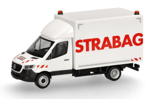 HER098939 - MERCEDES BENZ Sprinter 2018 STRABAG construction truck - 1