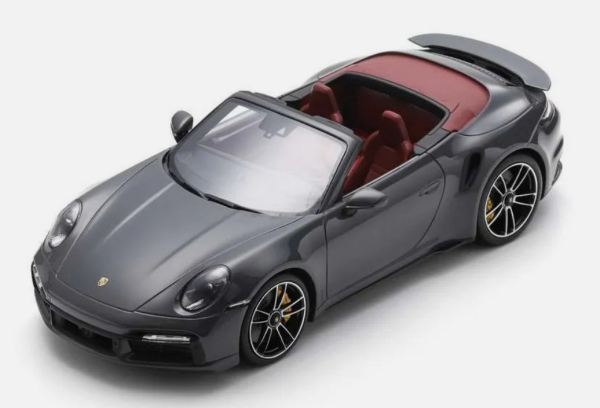 SCH18U00143 - PORSCHE 992 Turbo S Cabriolet 2022 Agate Grey - 1