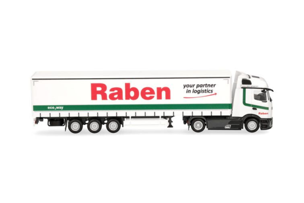 HER321044 - MERCEDES BENZ Actros L Pro 4x2 with 3-axle RABEN LOGISTICS trailer - 1