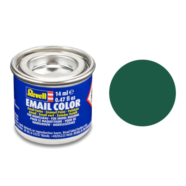 REV32139 - Matte dark green enamel paint 14ml - 1