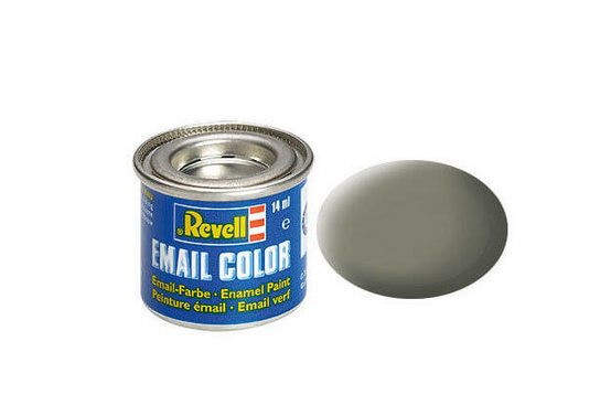 REV32145 - Matte olive green enamel paint 14ml - 1