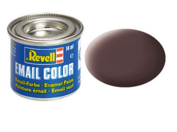 REV32184 - Matte brown enamel paint14ml - 1