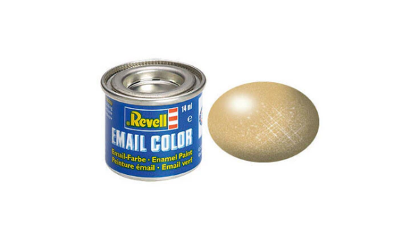 REV32194 - Metal gold enamel paint 14ml - 1