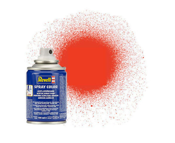 REV34125 - Acrylic spray paint bright orange gloss 100ml - 1