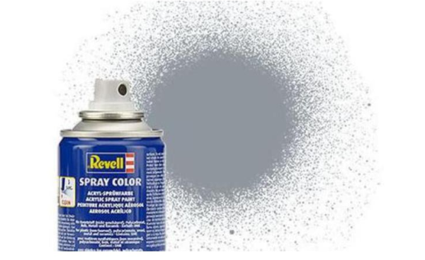 REV34191 - Acrylic spray paint glossy metallic gray 100ml - 1