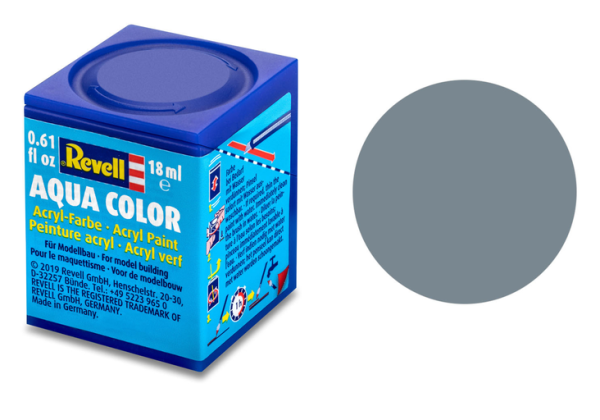 REV36157 - Matte gray acrylic paint 18 ml - 1