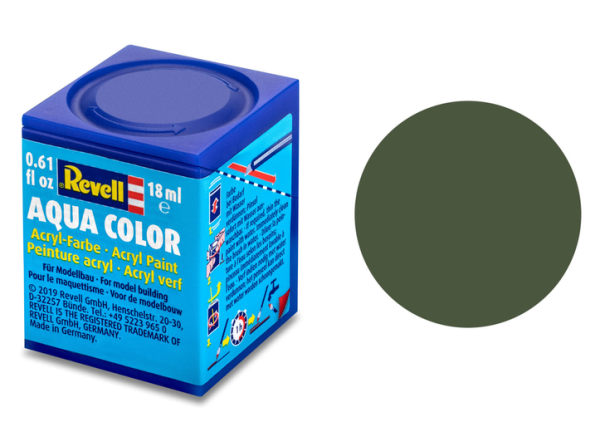 REV36165 - Matte bronze green acrylic paint 18 ml - 1