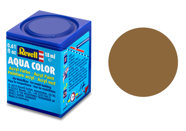 REV36182 - Acrylic paint dark earth mat 18 ml - 1