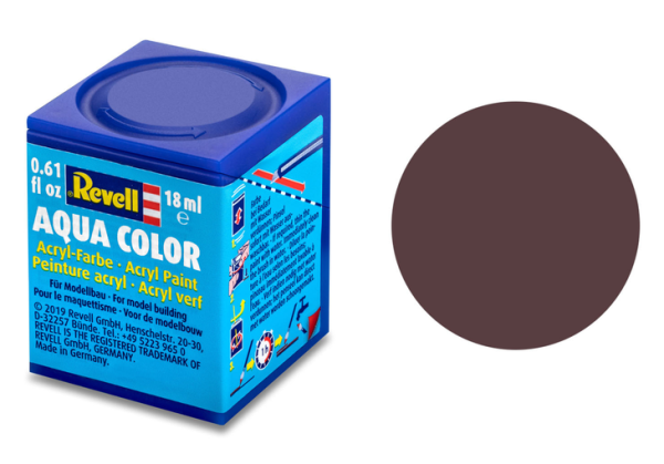 REV36184 - Matt brown acrylic paint 18 ml - 1