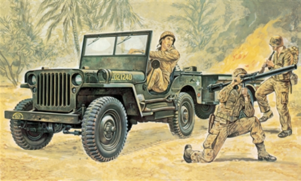 ITA0314 - JEEP Willys to assemble and paint - 1