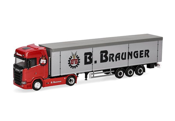 HER321136 - SCANIA CS 20 HD 4x2 with 3-axle BRAUNGER trailer - 1