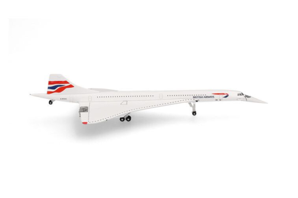 HER539203 - CONCORDE British Airways Union Flag livery, nose down, G-BOAG - 1