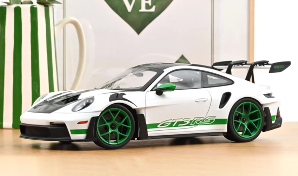 NOREV127535 - 2022 Porsche 911 GT3 RS Tribute to Carrera RS, White and Python Green - 1