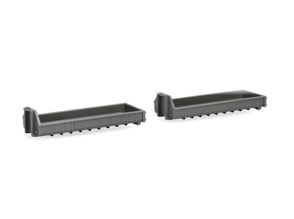 HER054539 - Flat storage containers – 2 pieces - 1