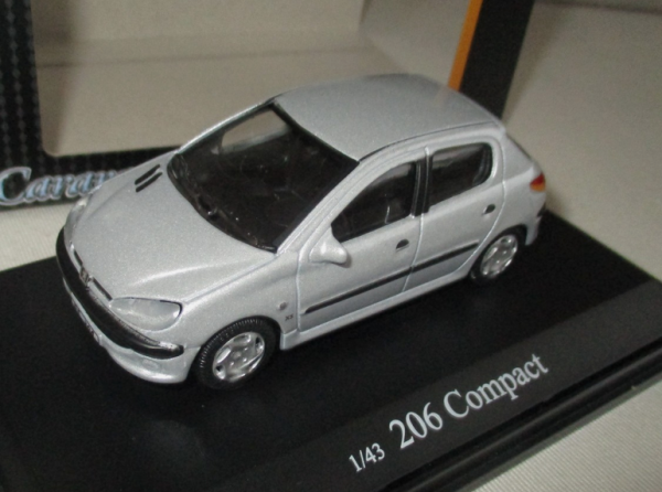 CAR42490 - Silver Peugeot 206 - 1