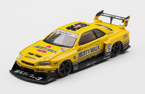 MGT01182-R - NISSAN GTR R34 Skyline Super Silhouette Sport Yellow 2025 - 1